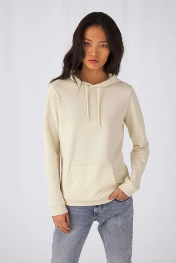 Толстовка с капюшоном женская Hoodie, светло-оранжевая, размер XXL фото 3