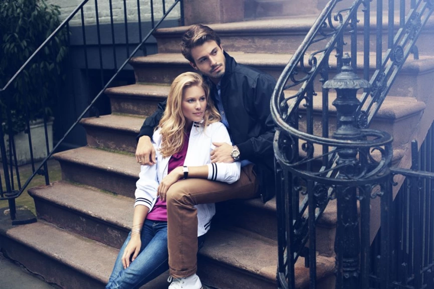 Ветровка унисекс Garland, голубая, размер S фото 9