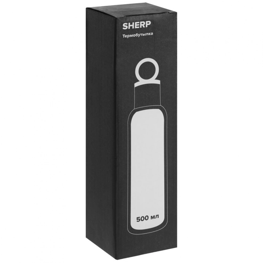 Термобутылка Sherp, черная фото 4