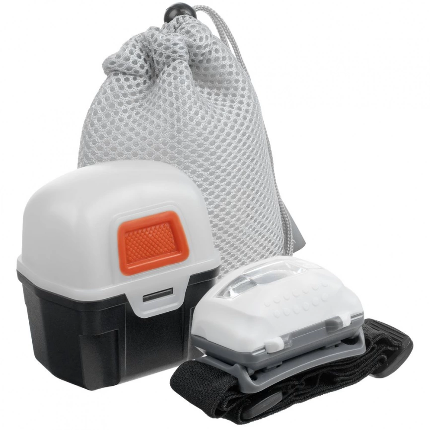 Многофункциональный светодиодный фонарь Klar, серый фото 3