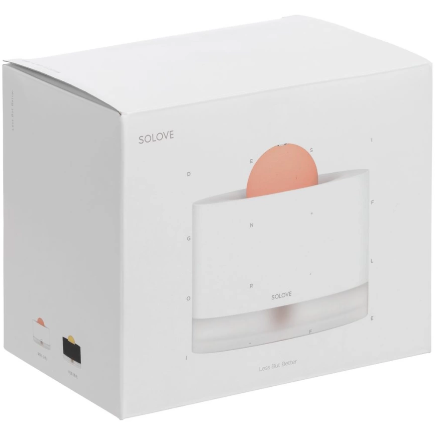 Увлажнитель воздуха H5, белый с коралловым фото 6