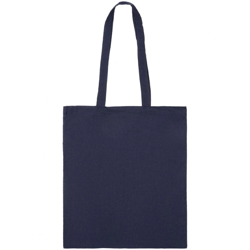 Холщовая сумка Basic 105, темно-синяя фото 7