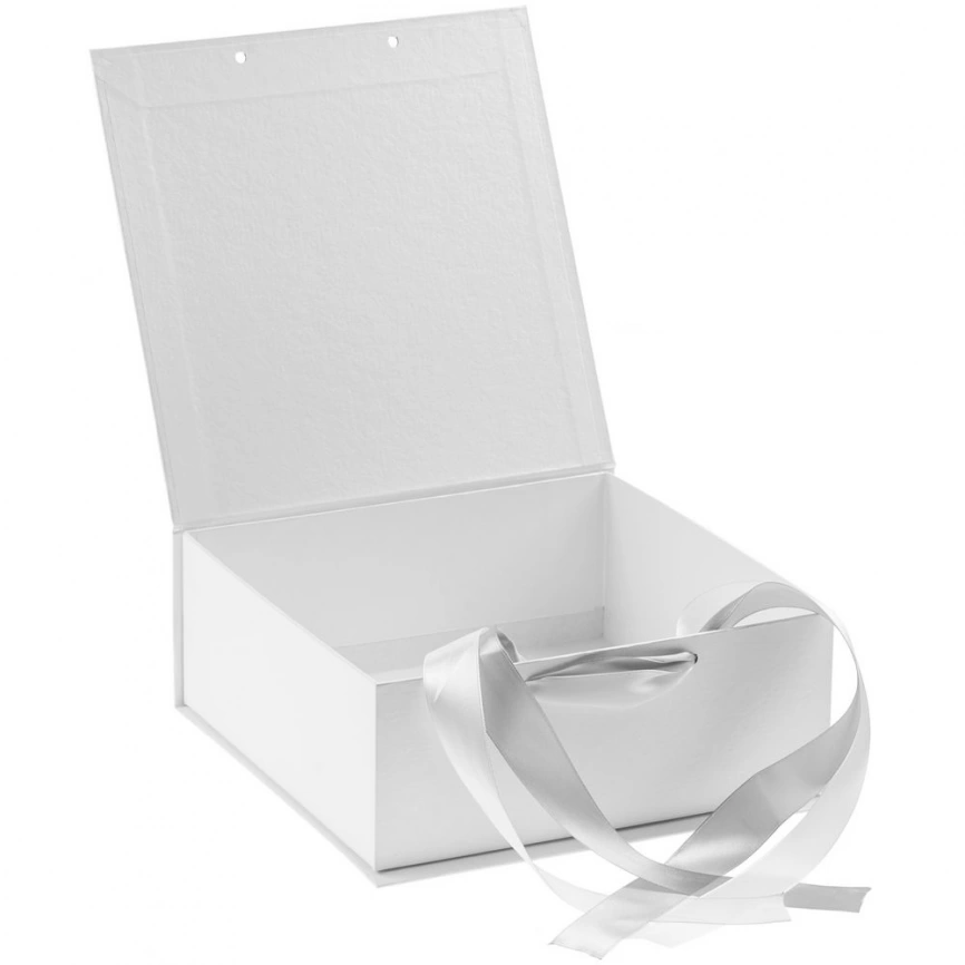 Коробка на лентах Tie Up, малая, белая фото 2