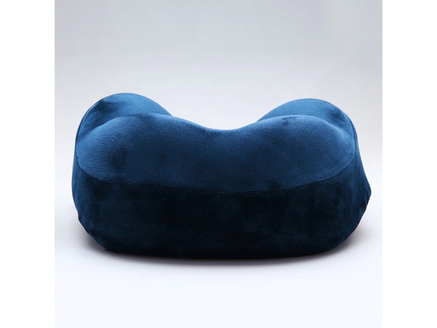 Подушка для путешествий со встроенным массажером Massage Tranquility Pillow, синий фото 6