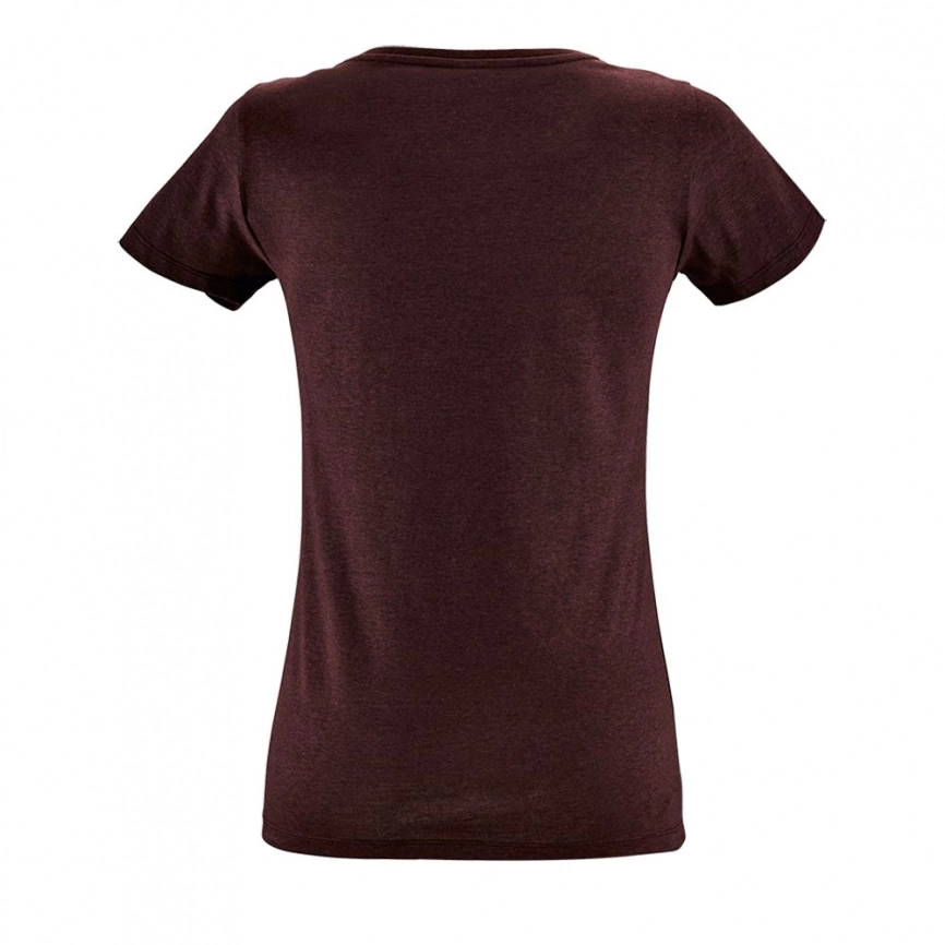 Футболка женская Regent Fit Women бордовый меланж, размер M фото 2