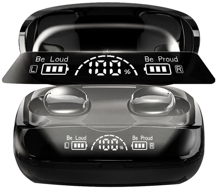 Наушники беспроводные Bluetooth Wally, чёрные фото 2