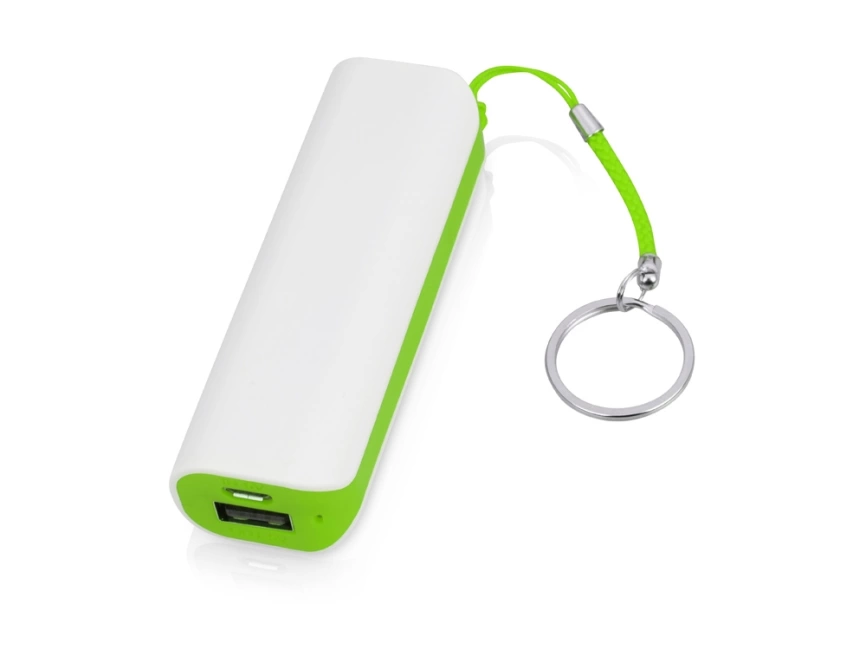 Портативное зарядное устройство (power bank) Basis, 2000 mAh, зеленое яблоко фото 1