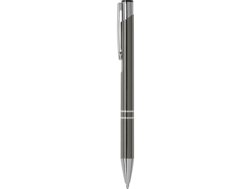 Ручка металлическая шариковая Legend, темно-серый фото 3