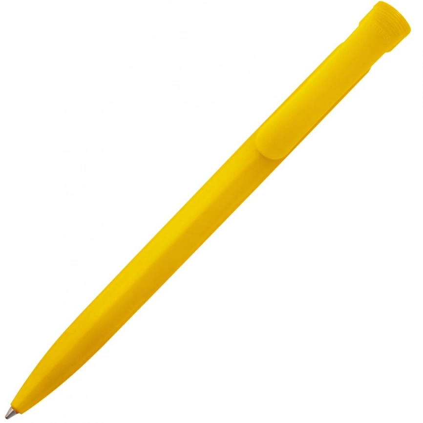 Ручка шариковая Clear Solid, желтая фото 2
