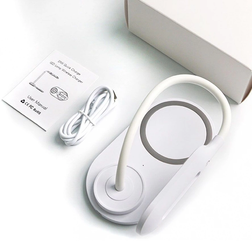 Настольная лампа DUOS c беспроводной зарядкой фото 6