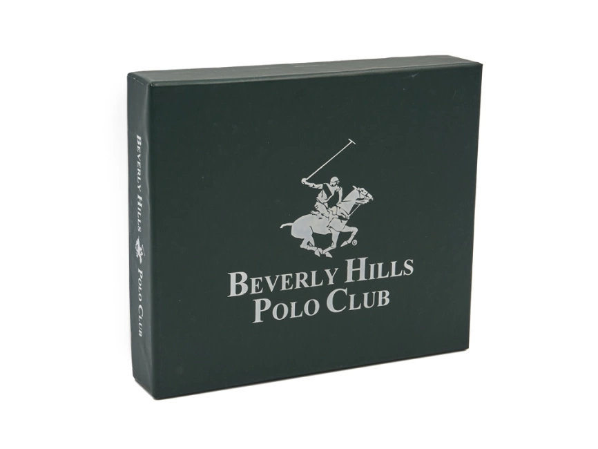 Картхолдер Slim мужской Beverly Hills Polo Club, коричневый фото 4