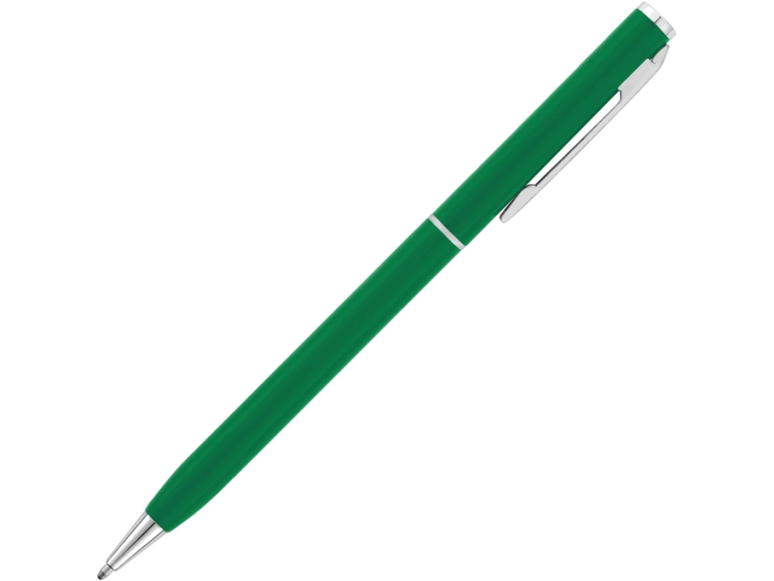 Ручка металлическая шариковая Атриум, зеленый фото 2