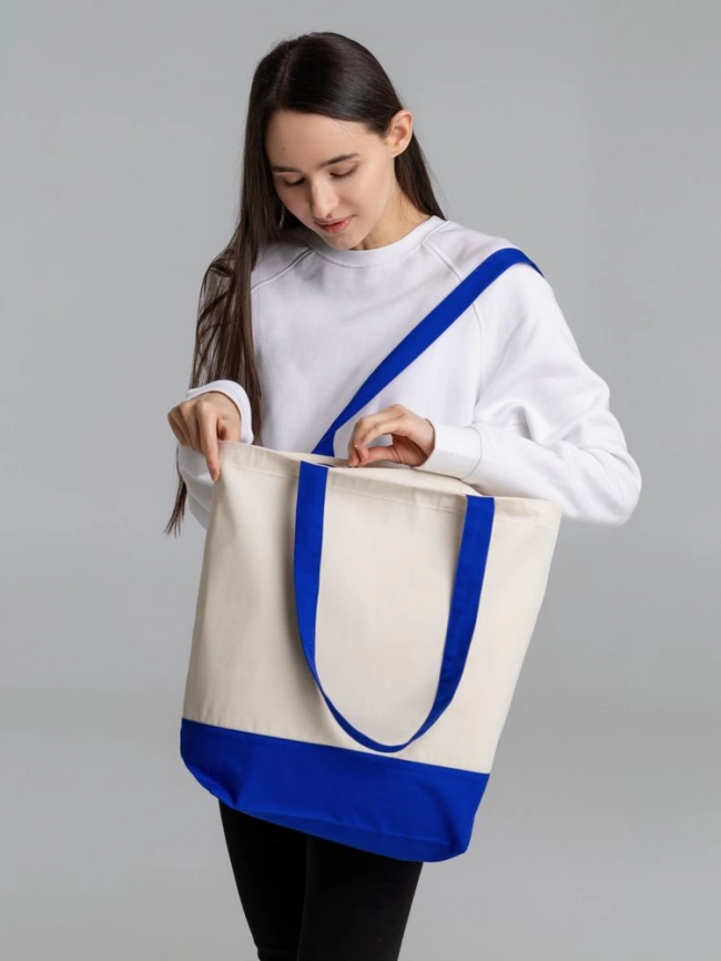 Сумка для покупок на молнии Shopaholic Zip, черная фото 10