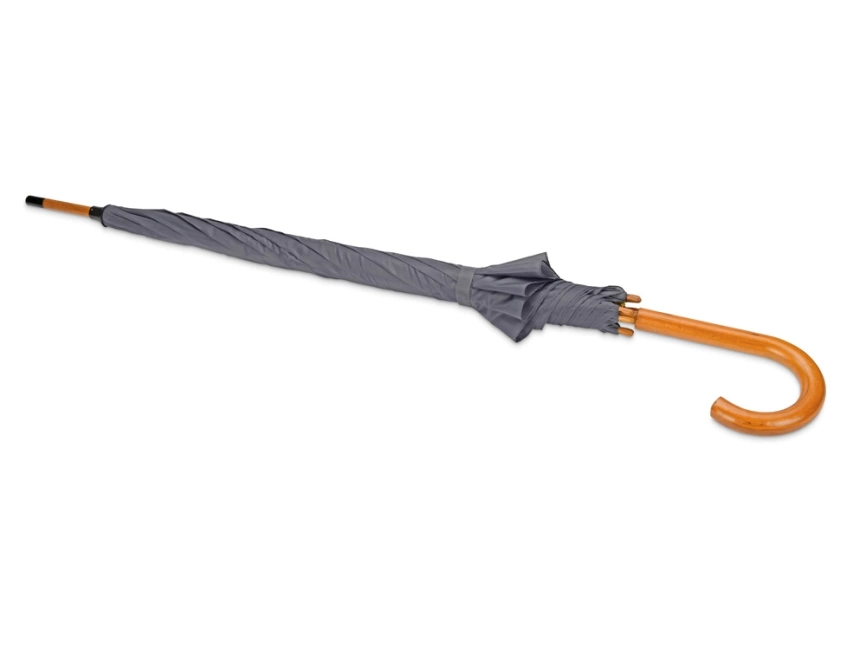 Зонт-трость Радуга, серый фото 3