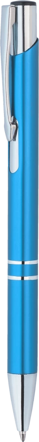 Ручка металлическая KOSKO, голубая с серебристым фото 4