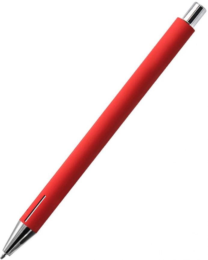 Ручка металлическая Elegant Soft, красная фото 4