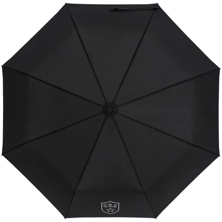 Складной зонт «СКА», черный фото 2