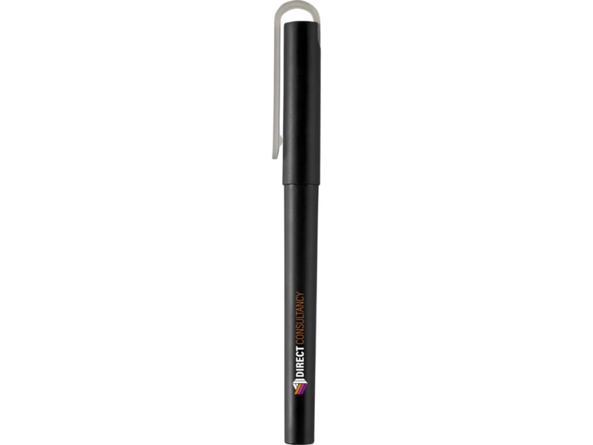 Гелевая шариковая ручка Mauna из переработанного PET-пластика, черный фото 4