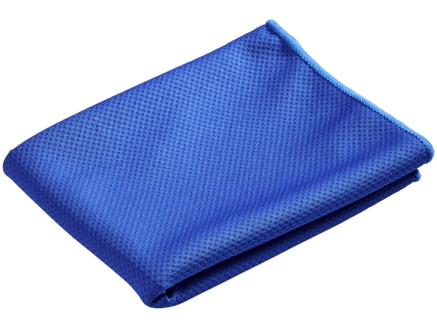 Охлаждающее полотенце Peter в сетчатом мешочке, синий фото 4