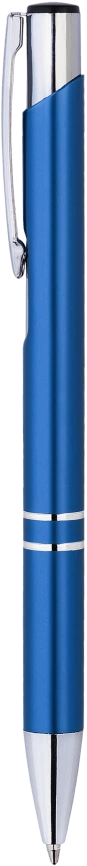 Ручка металлическая KOSKO, синяя с серебристым фото 5