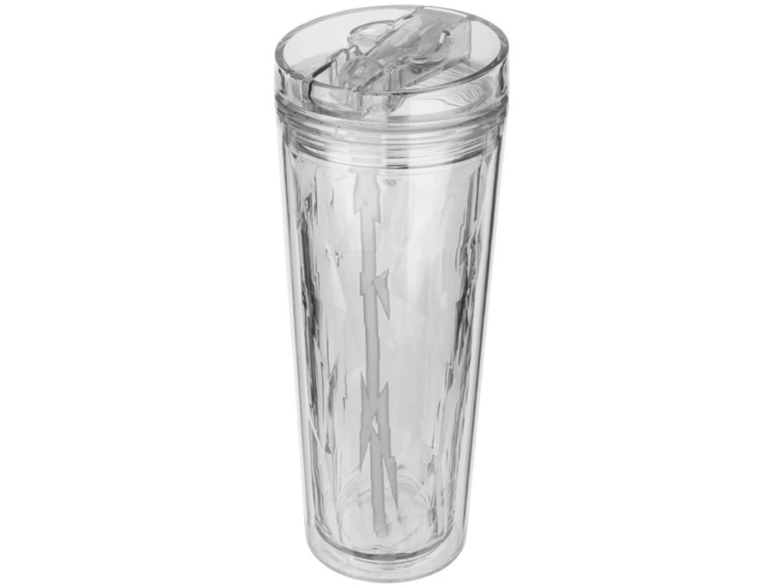 Термобутылка Hot & Cold Flip n Sip, прозрачный фото 2