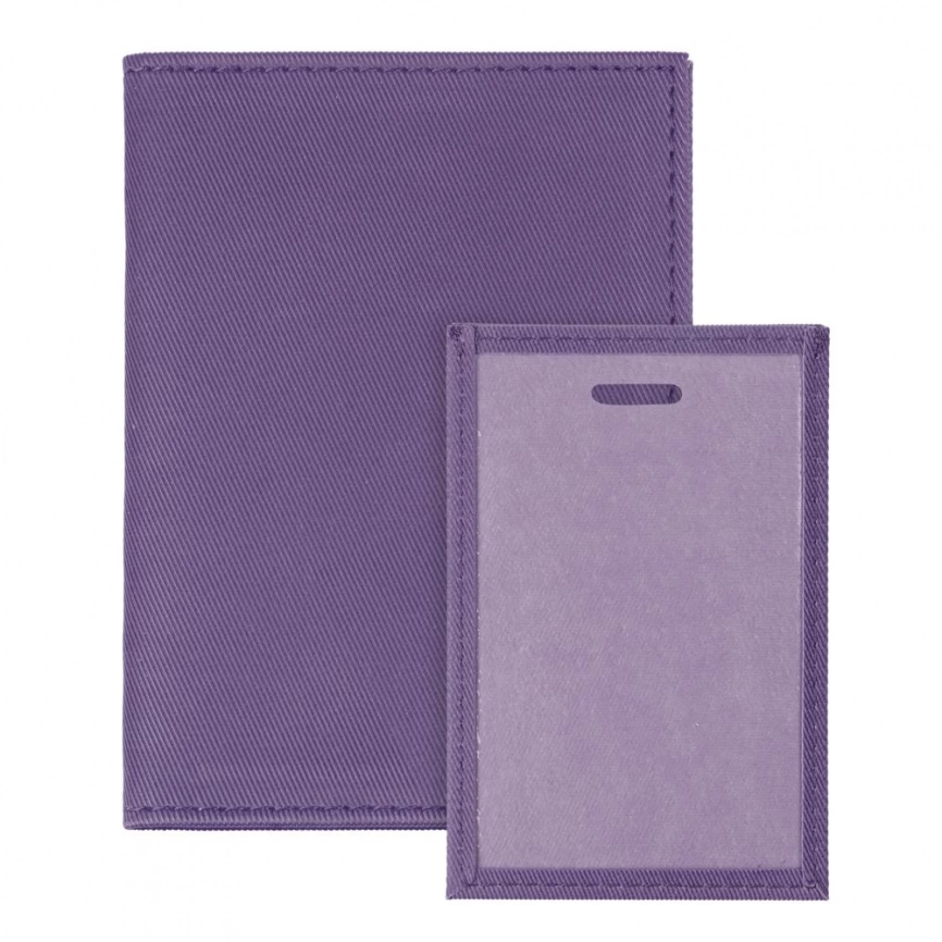 Чехол для пропуска Twill, фиолетовый фото 4