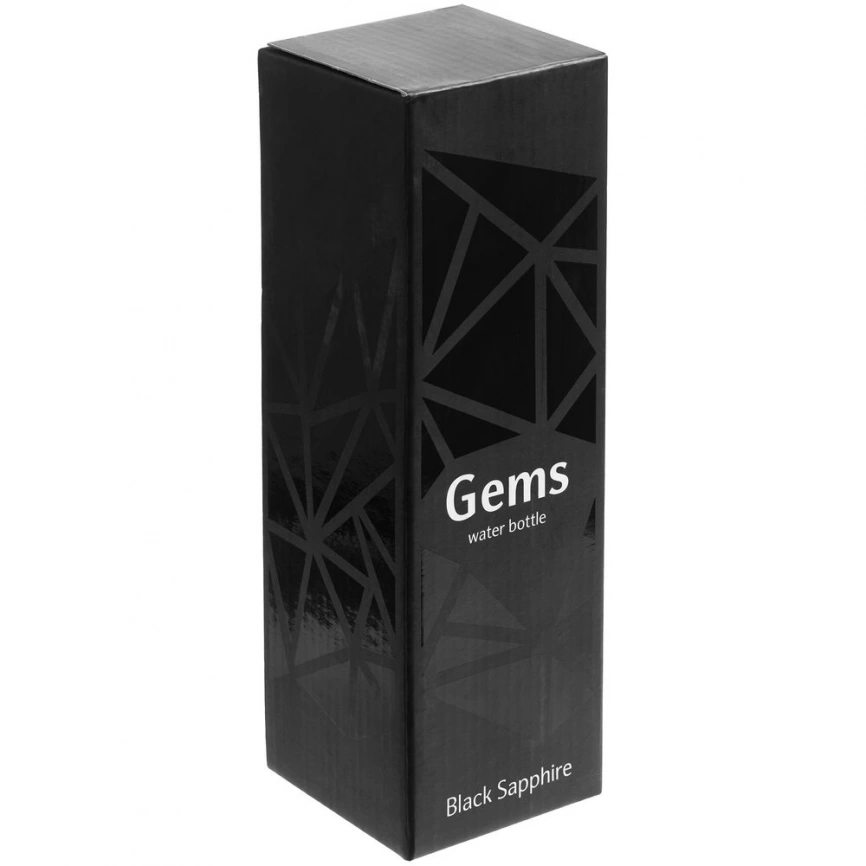 Бутылка для воды Gems Black Morion, черный морион фото 6