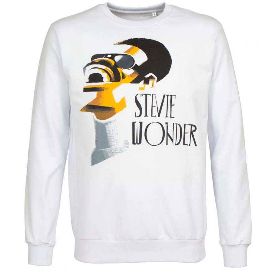 Толстовка «Меламед. Stevie Wonder», белая, размер XL фото 1