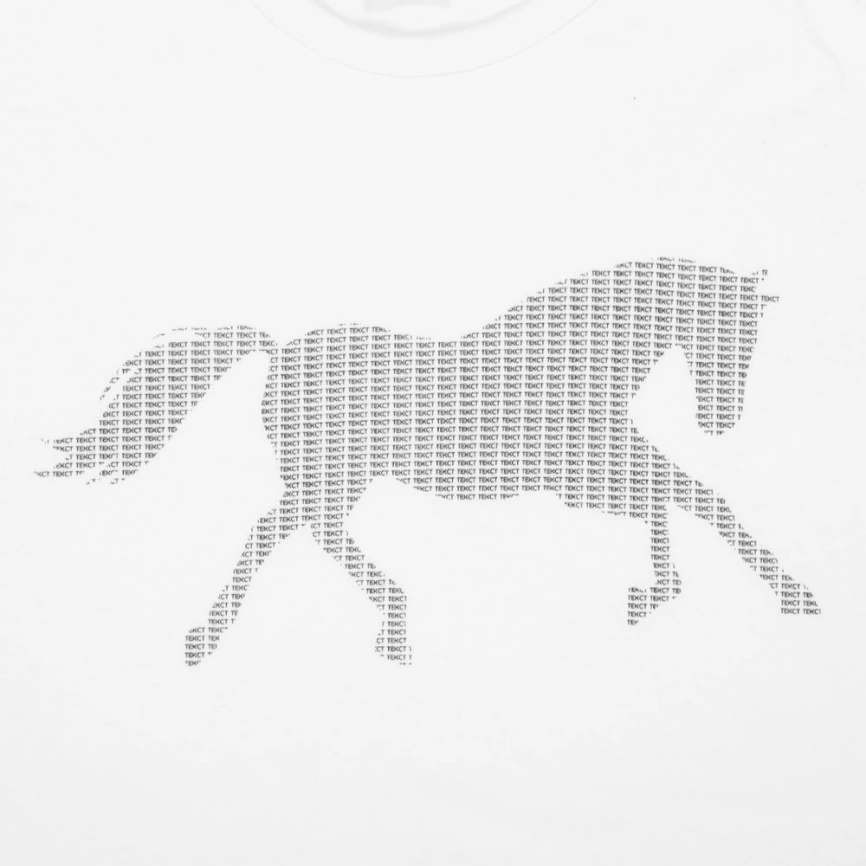 Футболка «Коньтекст», белая, размер S фото 2