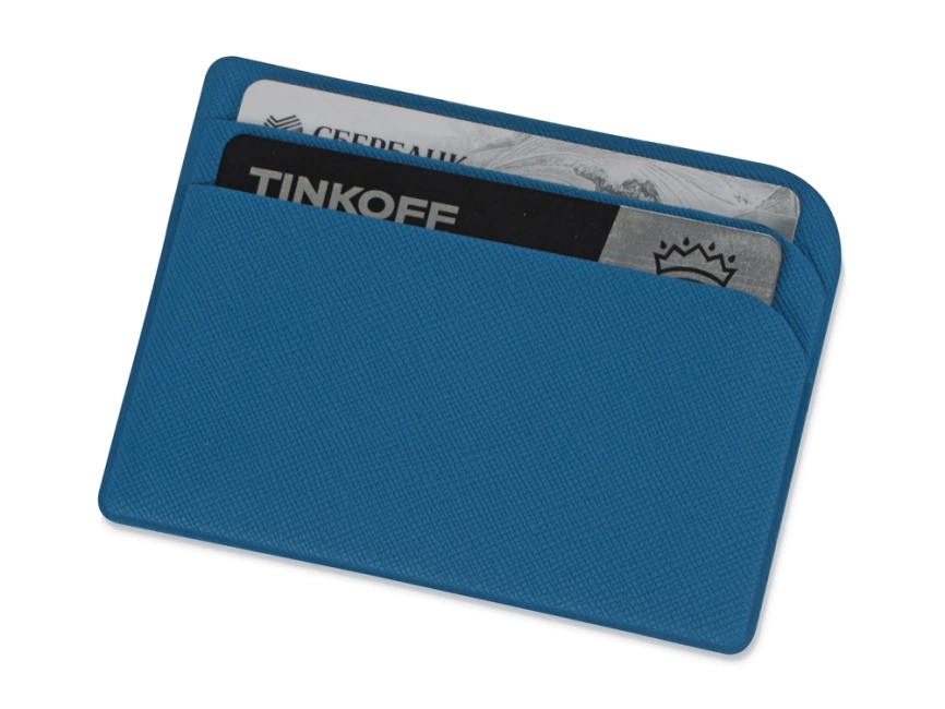 Картхолдер для 3-пластиковых карт Favor, синий фото 1