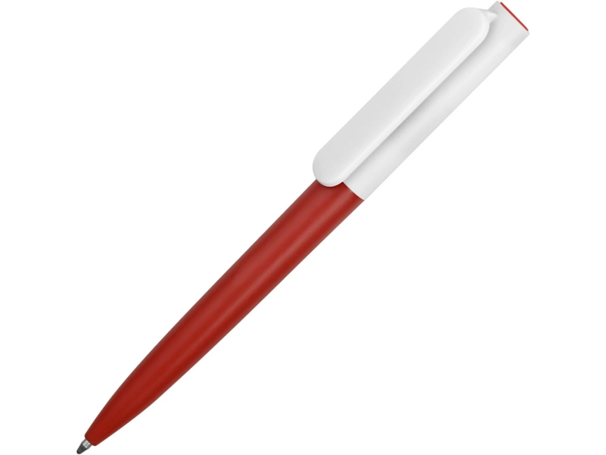 Ручка пластиковая шариковая Umbo BiColor, красный/белый фото 1