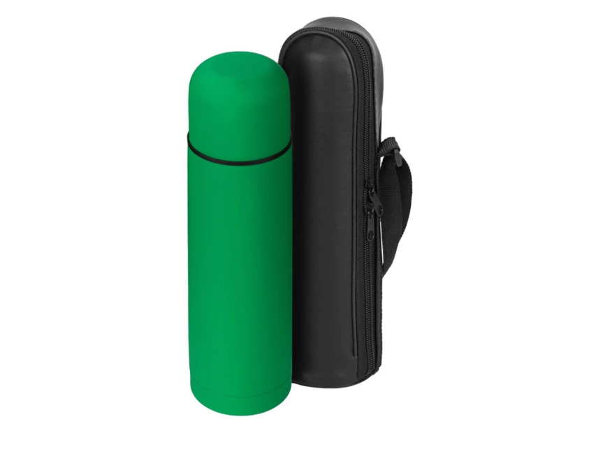 Термос Ямал Soft Touch 500мл, зеленый классический фото 1