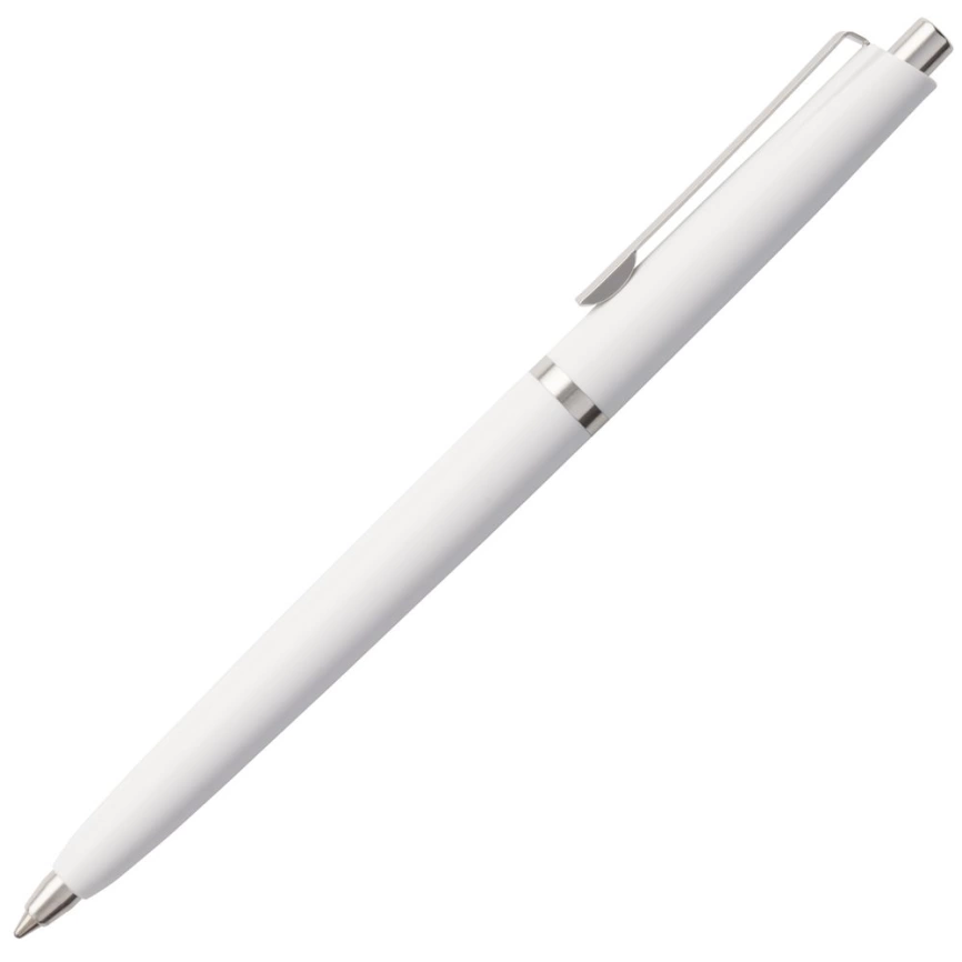 Ручка шариковая Classic, белая фото 3