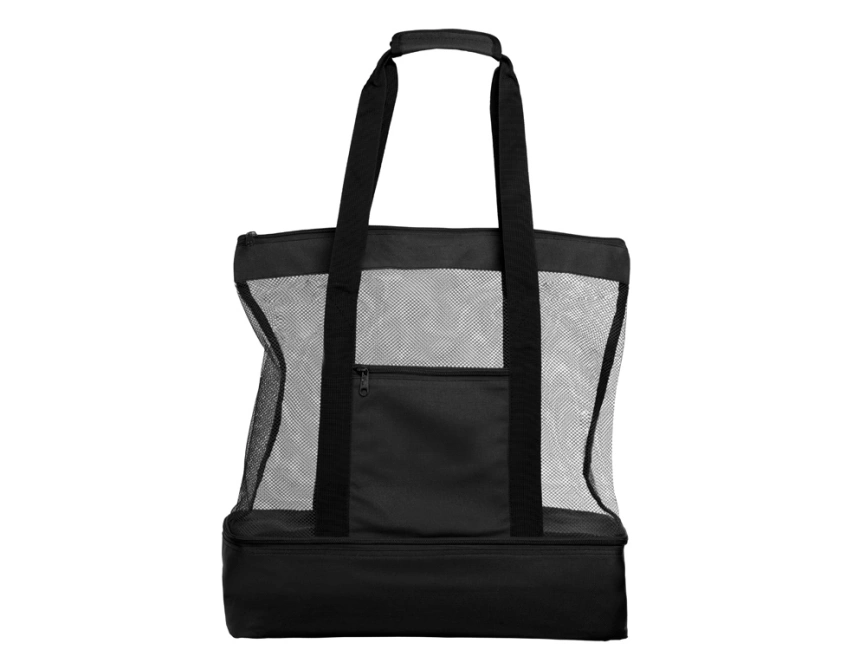 Пляжная сумка с изотермическим отделением Coolmesh, черный фото 2