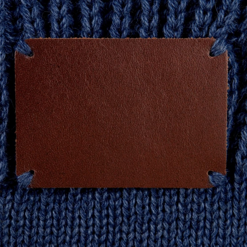 Плед Shirr, темно-синий (сапфир) фото 4