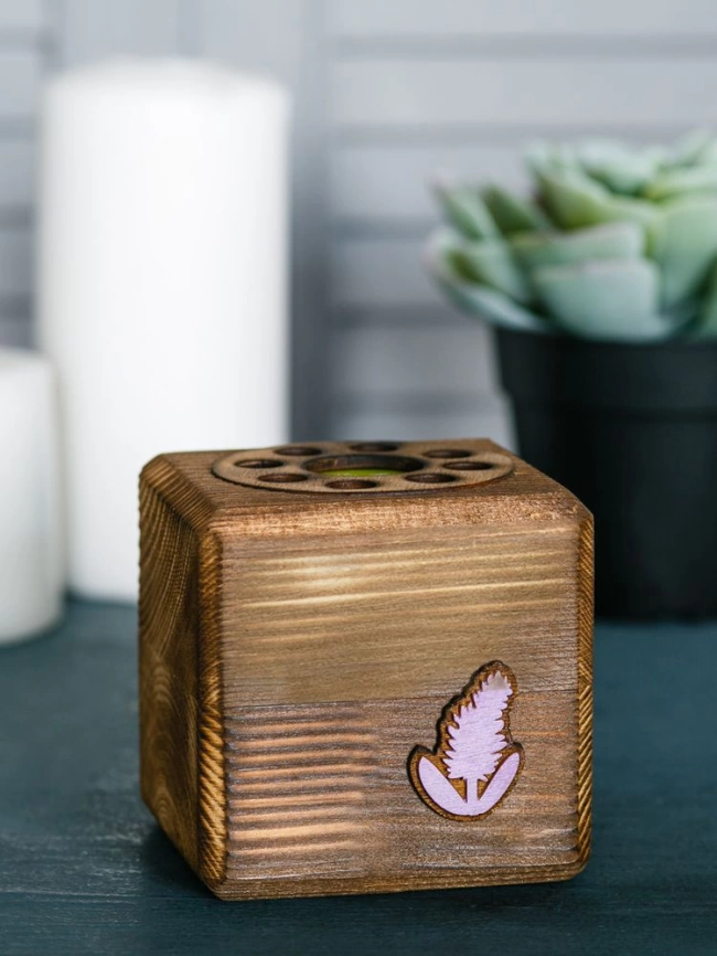 Набор для выращивания с органайзером «Экокуб Burn», лаванда фото 3