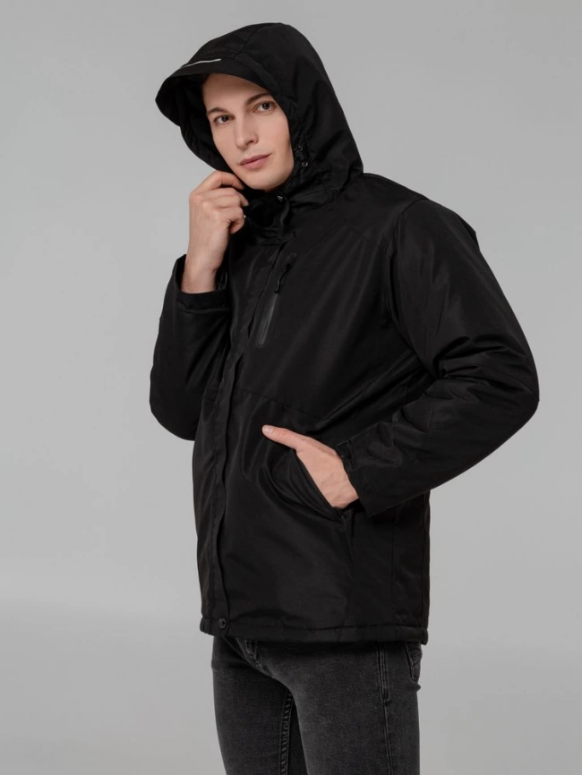Куртка с подогревом Thermalli Pila, черная, размер S фото 17