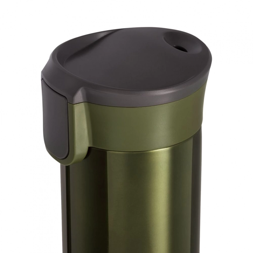 Термостакан Tralee, оливково-зеленый фото 2