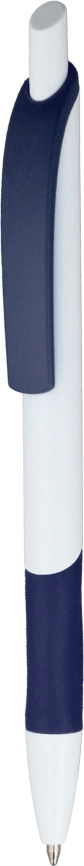 Ручка шариковая KLEO, белая с тёмно-синим фото 2