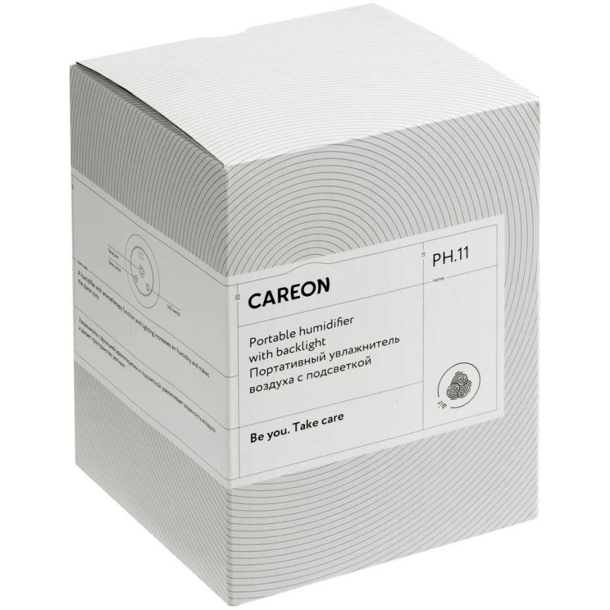 Переносной увлажнитель-ароматизатор с подсветкой PH11, белый фото 9