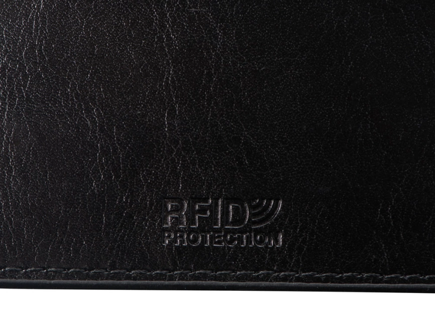 Картхолдер для 6 пластиковых карт с RFID-защитой Fabrizio, черный фото 7