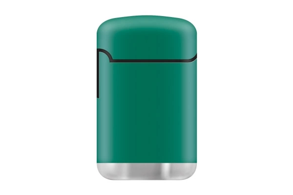 Зажигалка турбо Zenga, ZL-3, многоразовая, зеленая фото 1