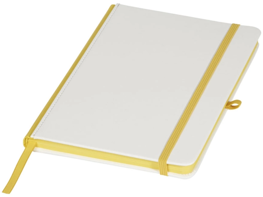 Блокнот А5 Solid, белый/желтый фото 1