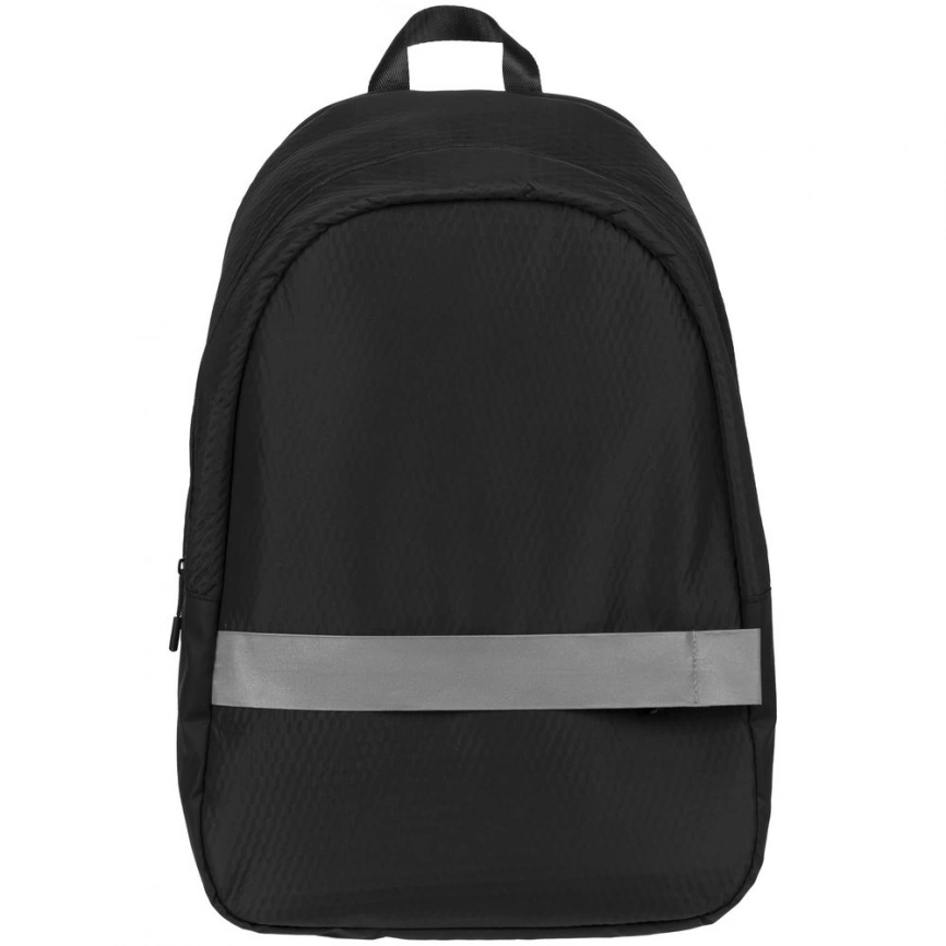 Рюкзак tagBag со светоотражающим элементом, черный фото 4