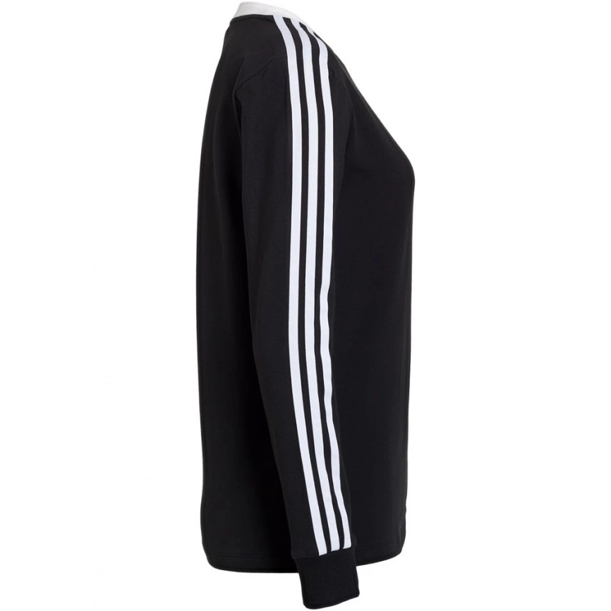 Футболка женская с длинным рукавом 3 Stripes LS, черная, размер L фото 2