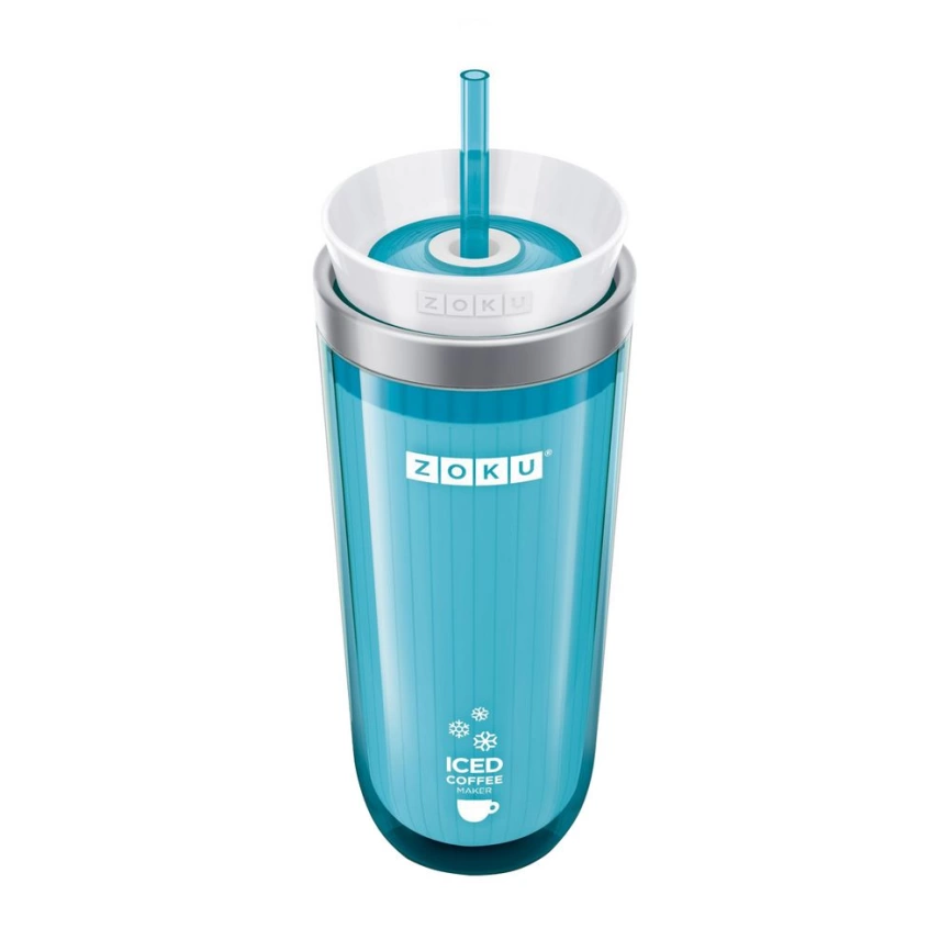 Стакан для охлаждения напитков Iced Coffee Maker, голубой фото 1