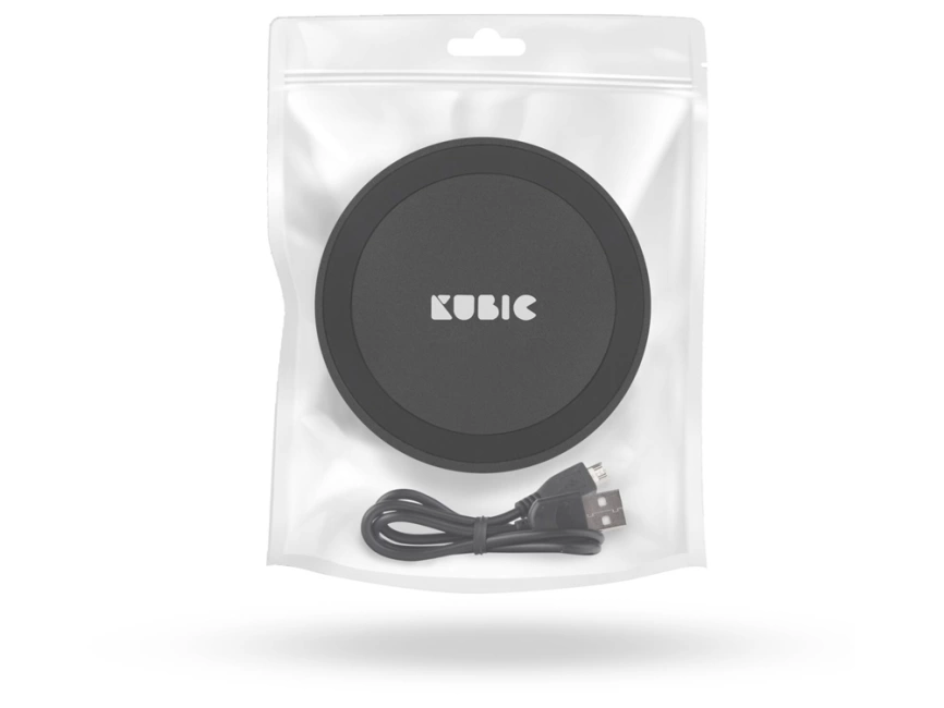 Беспроводное зарядное устройство Kubic WC1, черный фото 3