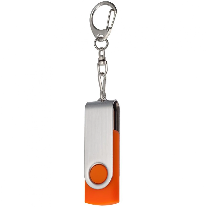 Флешка Twist, оранжевая, 16 Гб фото 2