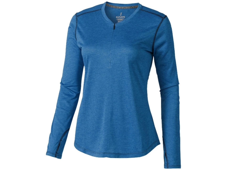 Лонгслив Quadra женский с длинным рукавом, синий фото 1