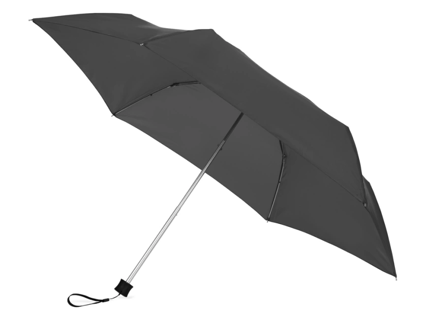 Складной компактный механический зонт Super Light, серый фото 1